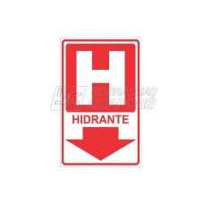 Placa Hidrante 30 x 20 - PVC